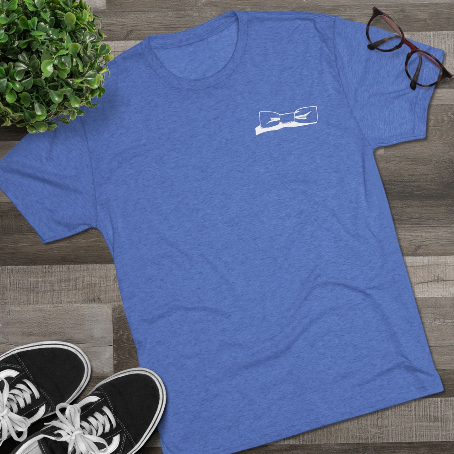 Men's Unisex Bowtie Logo Tri-Blend Crew Tee S-3XL