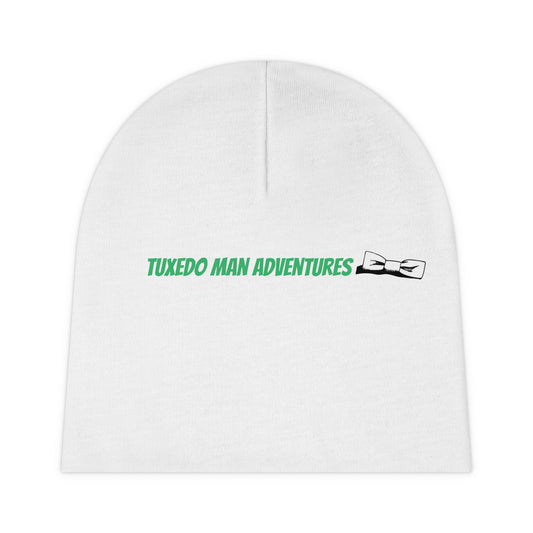 Green Bowtie Logo Baby Beanie (AOP)