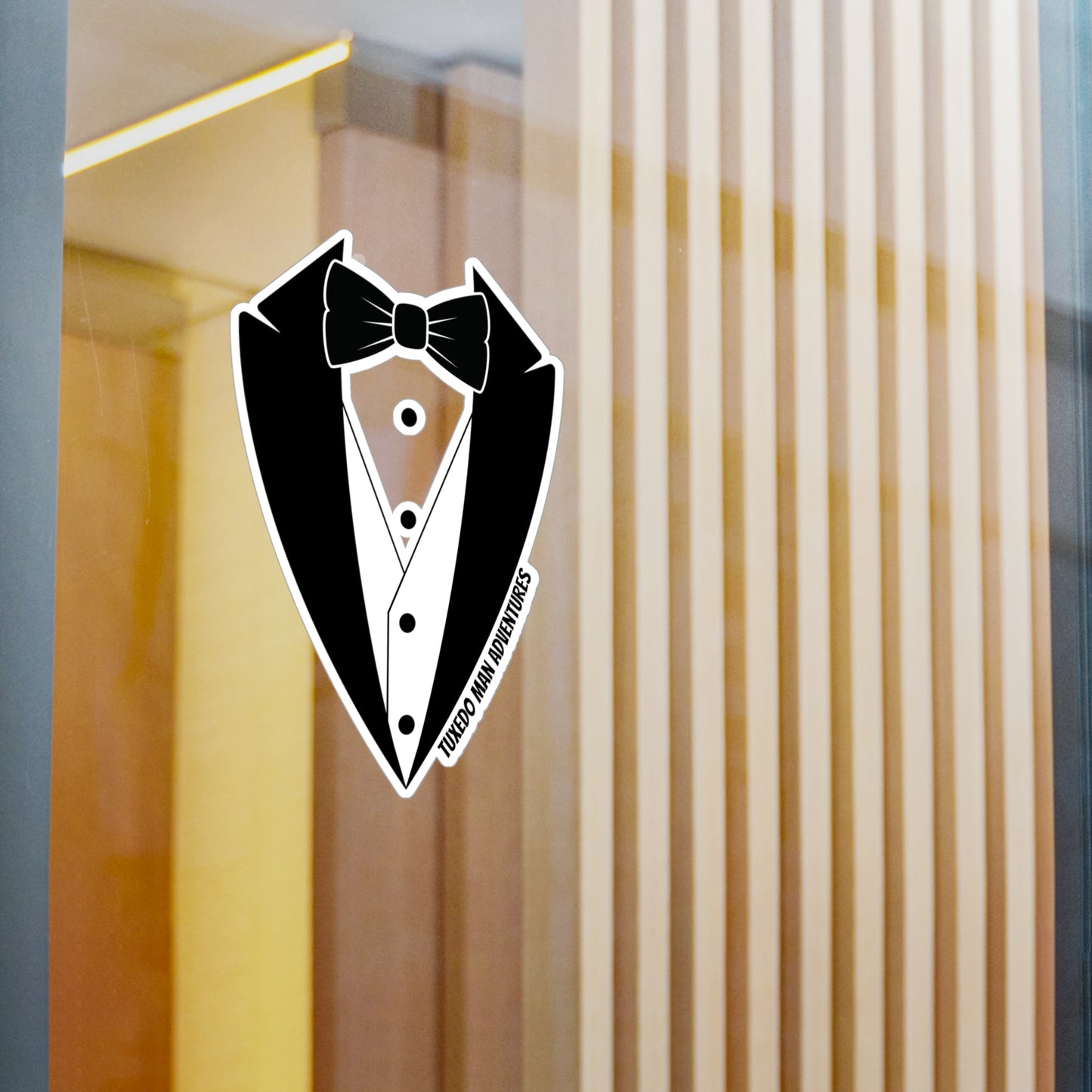 Vinyl Decal Tuxedo Man Logo