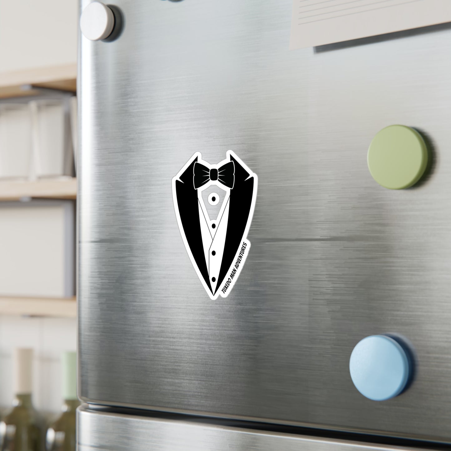 Vinyl Decal Tuxedo Man Logo