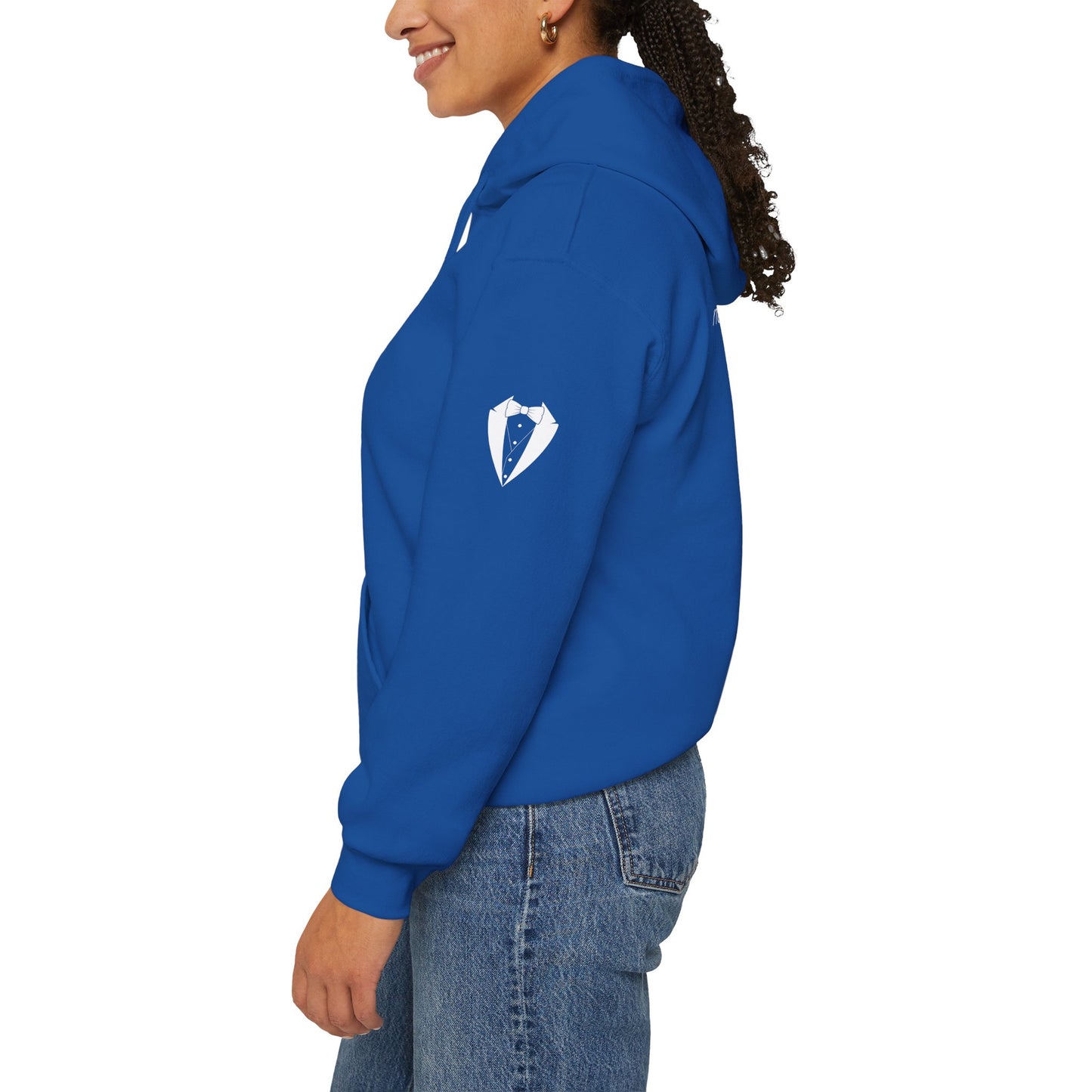 Adult Unisex Shoulder Logo Heavy Blend™ Hooded Sweatshirt S-5XL