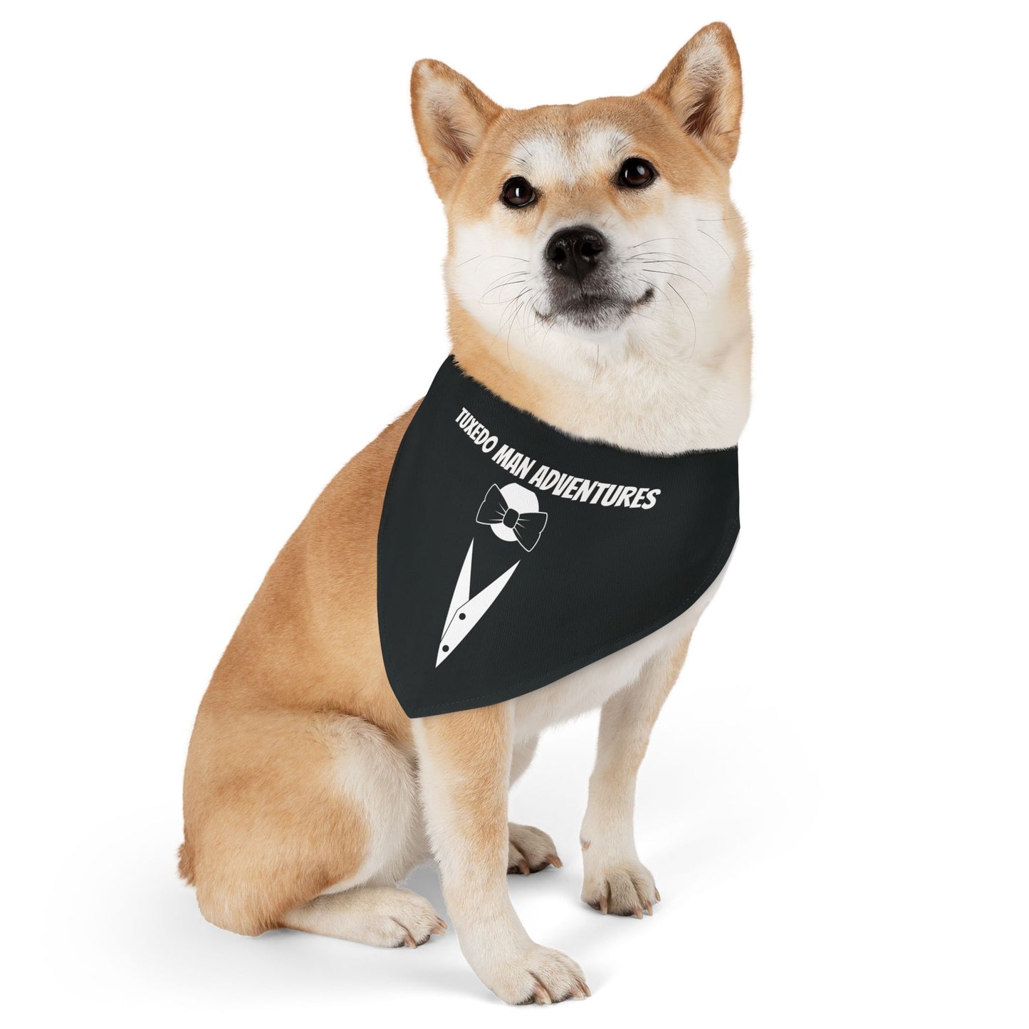 Pet Bandana Collar Black Tuxedo S-XL