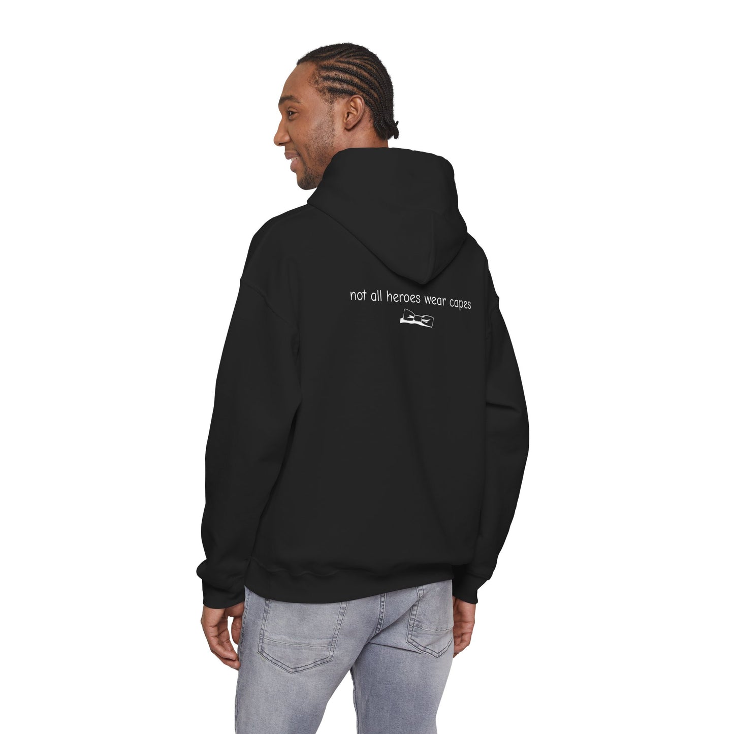 Adult Unisex Shoulder Logo Heavy Blend™ Hooded Sweatshirt S-5XL