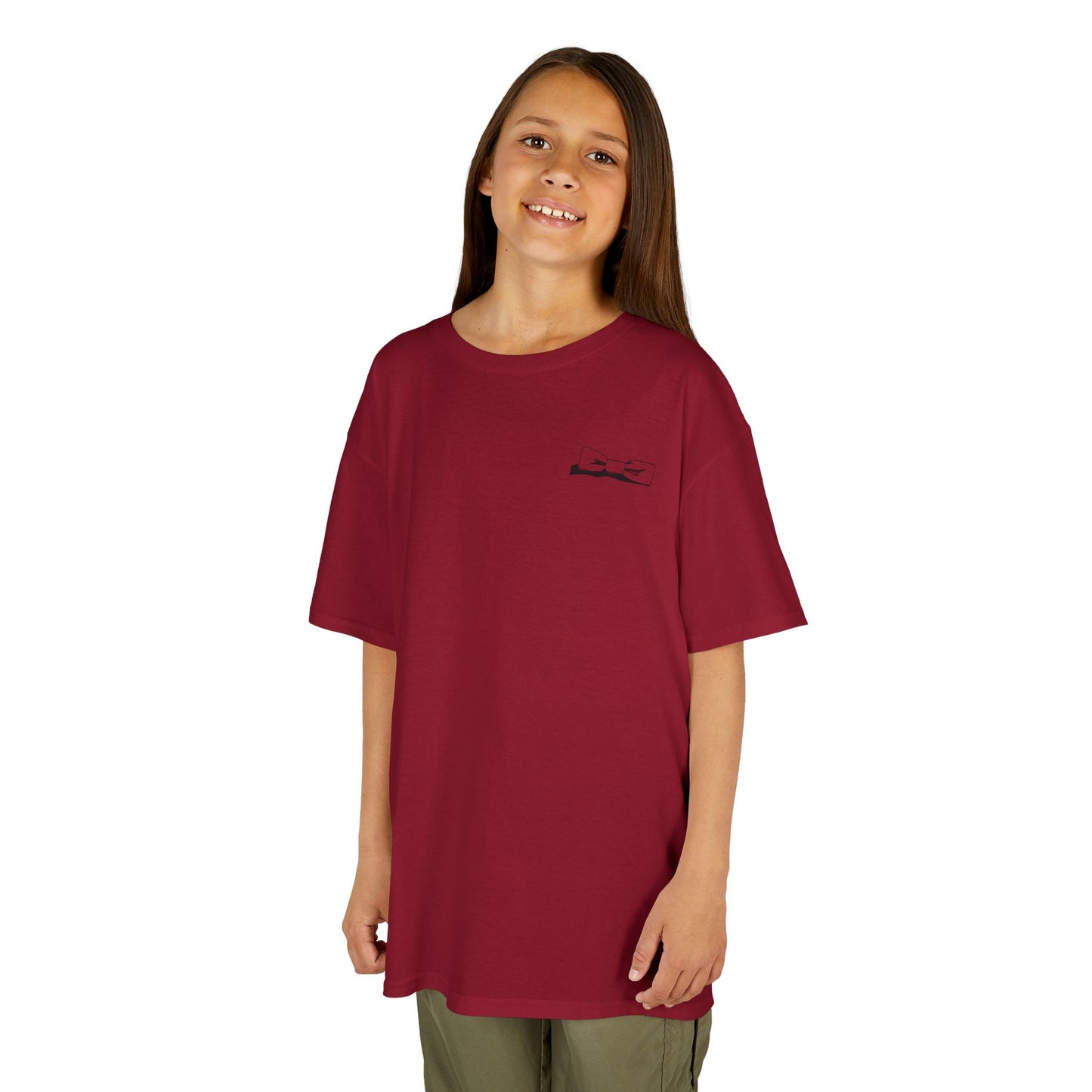 Youth Bowtie Logo (black bowtie on pastels) 100% Heavy Cotton™ Tee S-XL