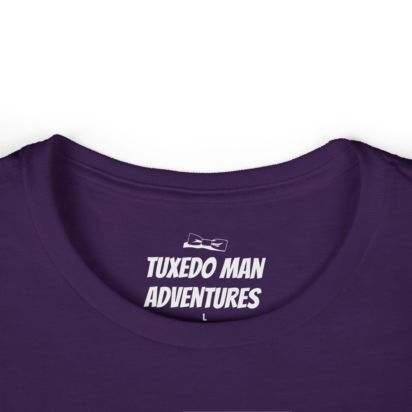 Adult Women's Bowtie Logo (white logo on dark palette) Gildan 100% Cotton Softstyle Tee S-3XL
