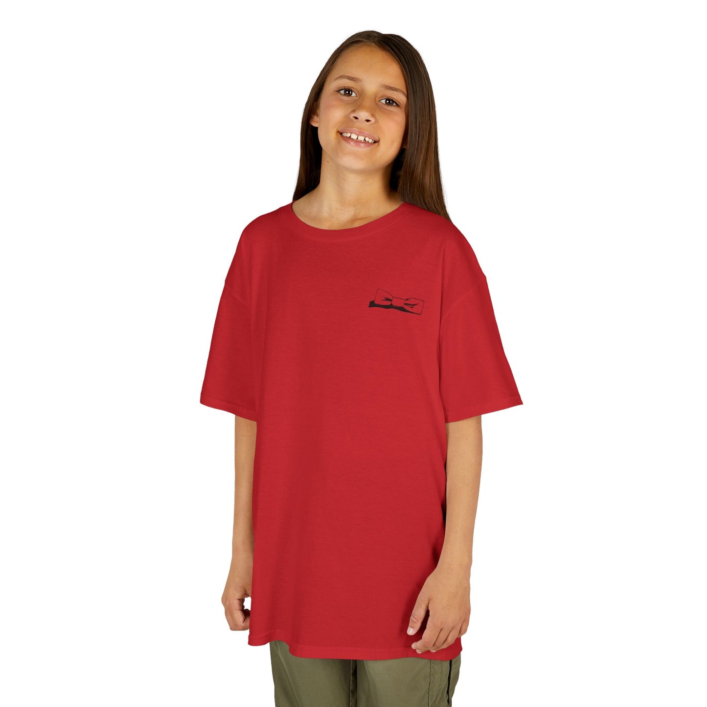 Youth Bowtie Logo (black bowtie on pastels) 100% Heavy Cotton™ Tee S-XL
