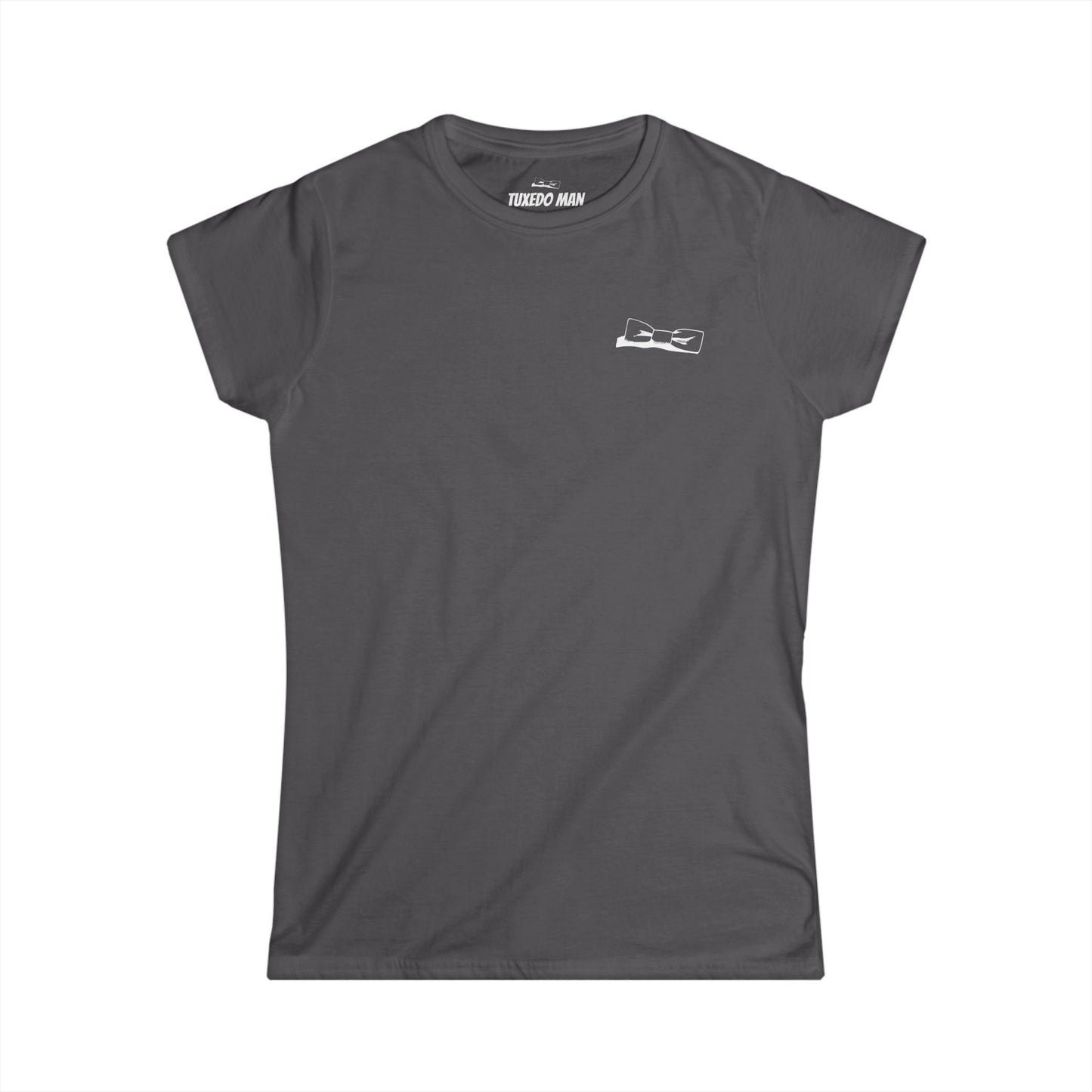 Adult Women's Bowtie Logo (white logo on dark palette) Gildan 100% Cotton Softstyle Tee S-3XL