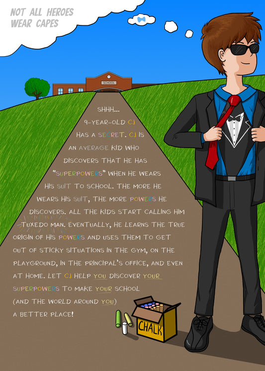 E-Book The Not-So-Exciting Adventures of Tuxedo Man for Kindle, iPhone, iPad, or Mac